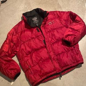 Polo jeans nylon waterproof feather puffer jacket old school